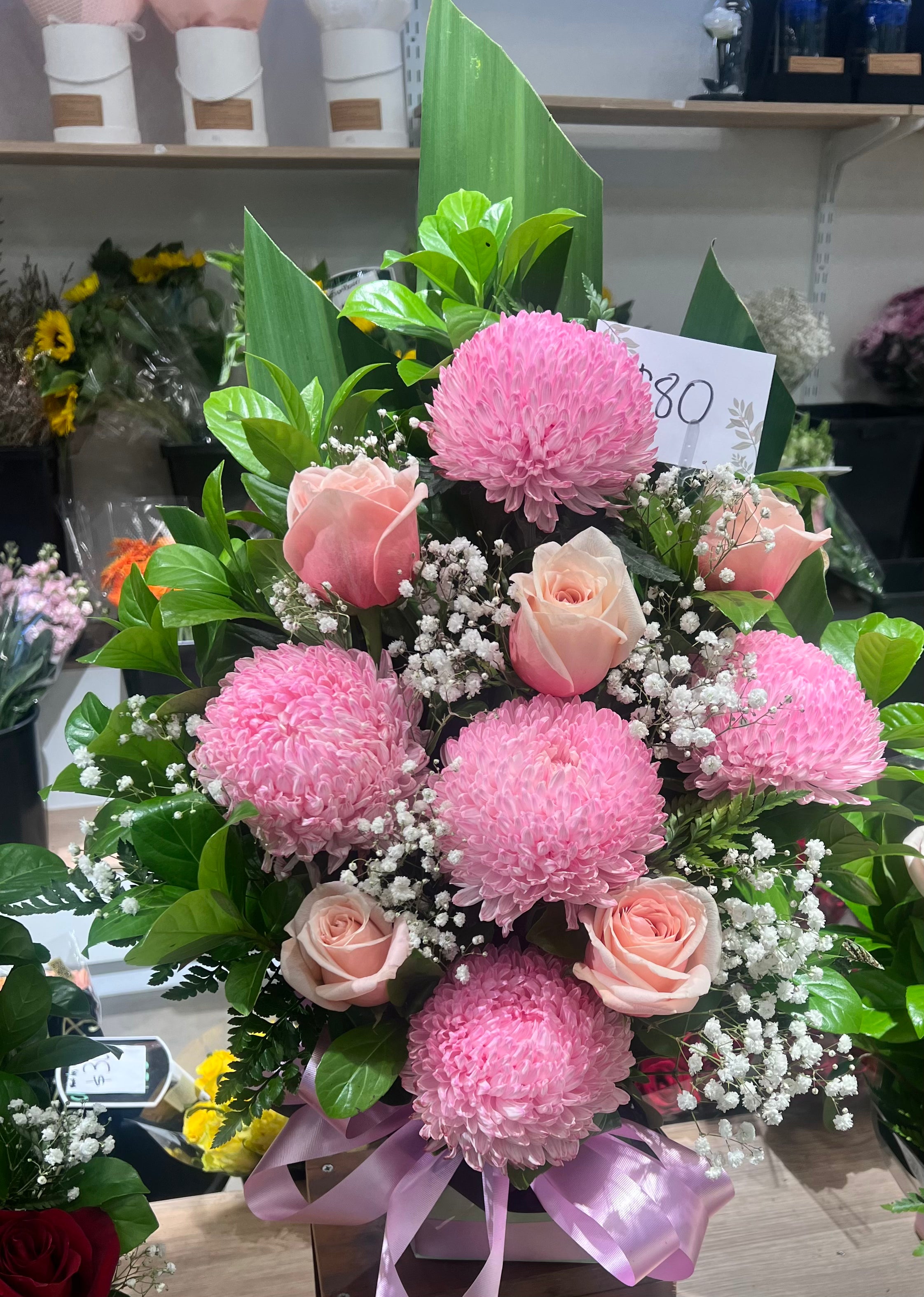 Pink arrangement