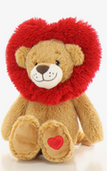 Red heart bear